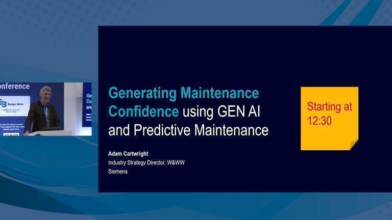 WATCH: Transforming water and wastewater maintenance with generative AI